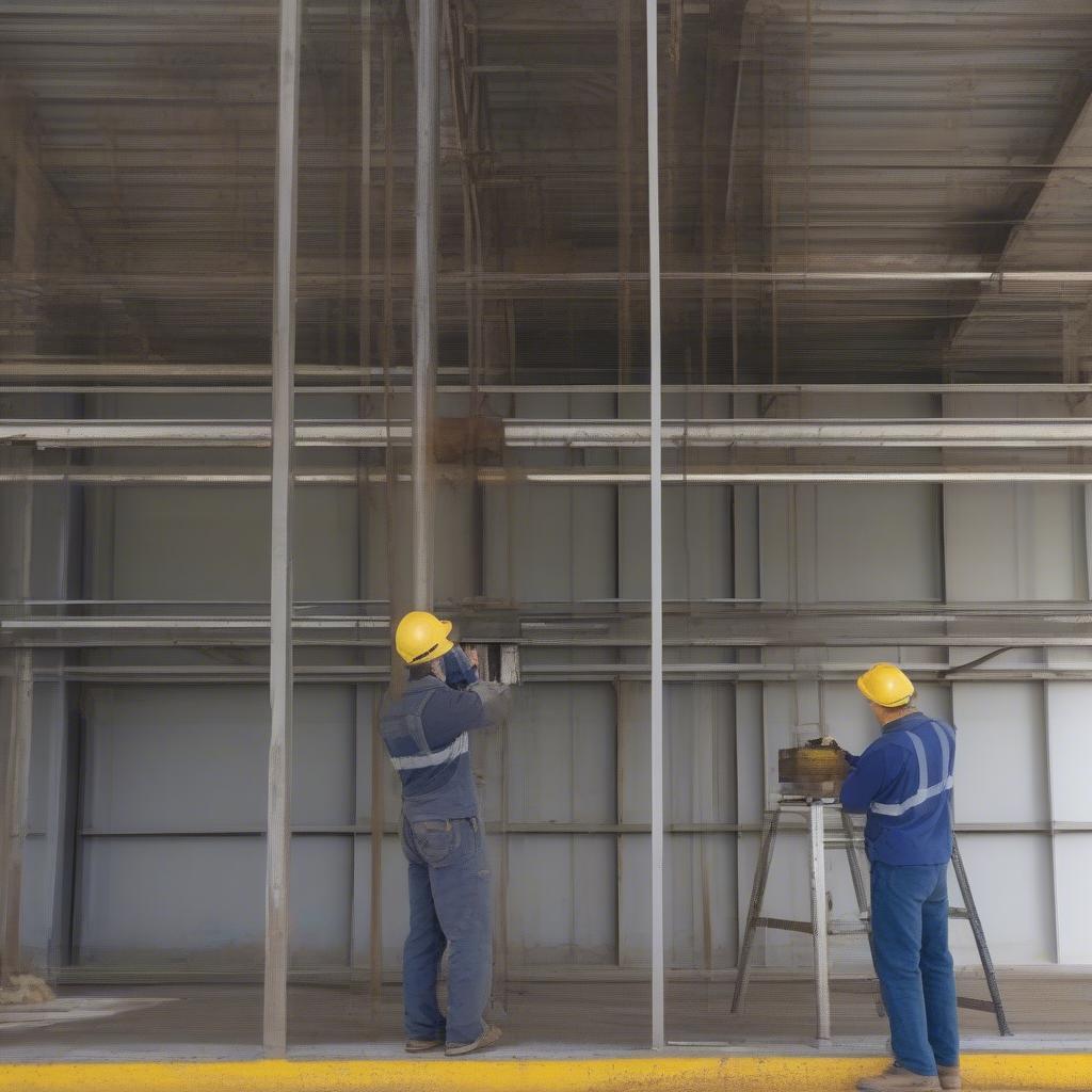Bảo trì kiểm tra kết cấu sắt thép