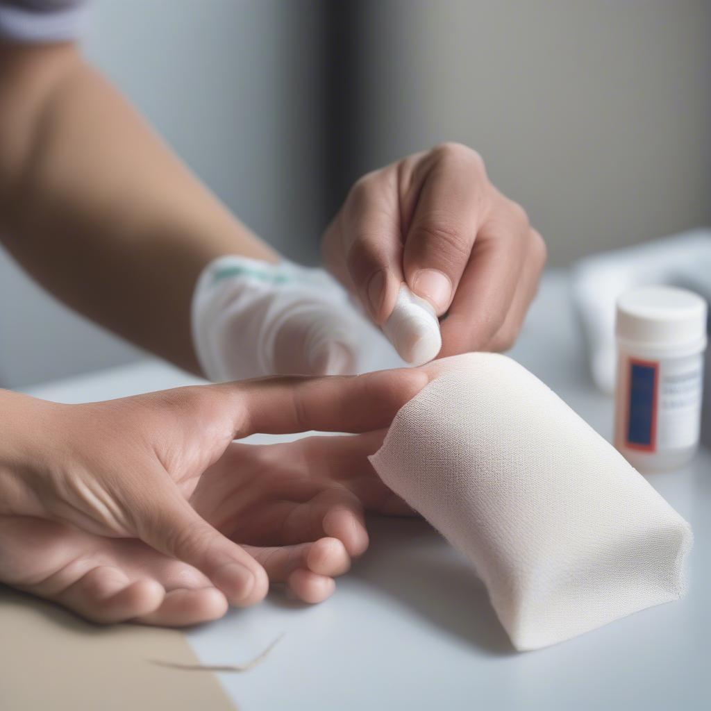 Chăm Sóc Vết Thương Bị Sắt Đâm
