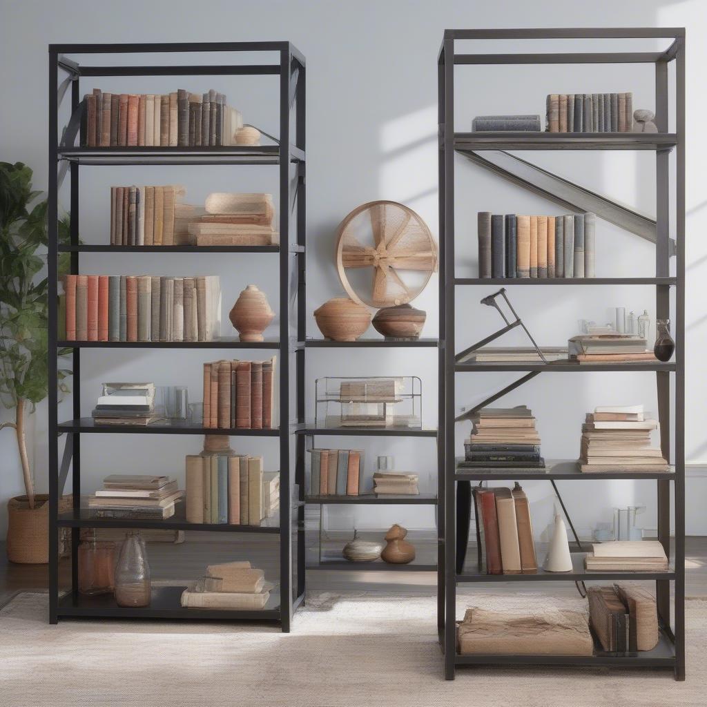 Lựa chọn giá sách sắt