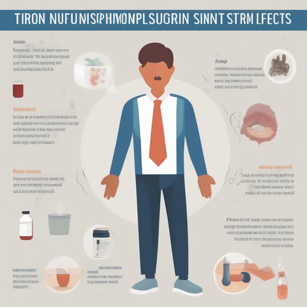 Tác dụng phụ của sản phẩm bổ sung sắt