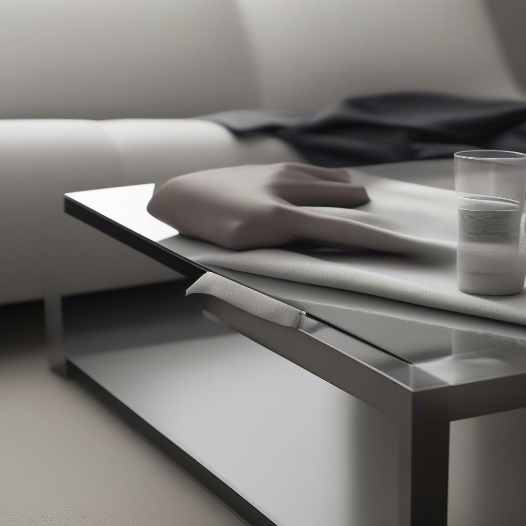 Bàn Nước Bằng Sắt BoConcept Vệ Sinh Đơn Giản