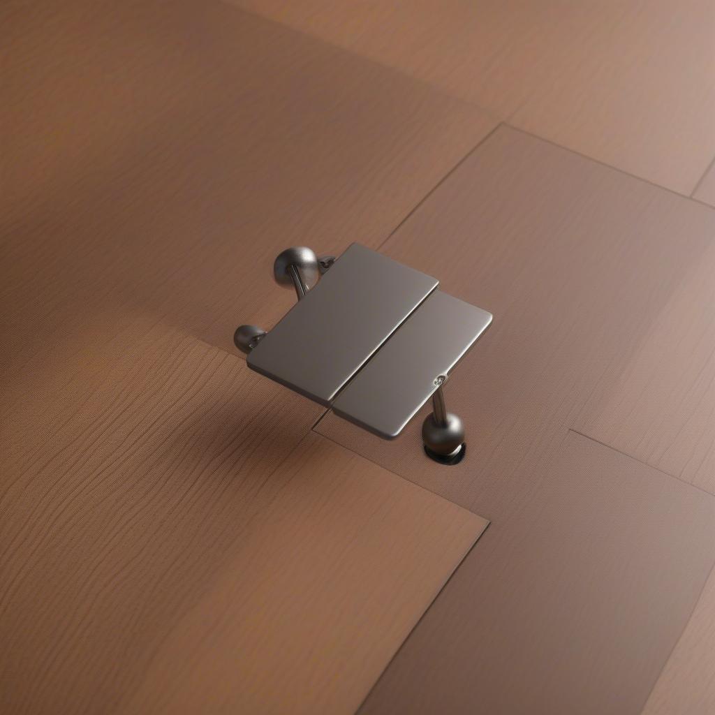 Bàn xếp 50x70 vân gỗ chân sắt lắp chất lượng