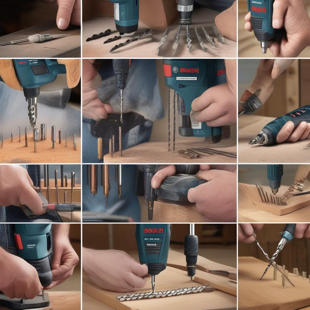 Bộ mũi khoan sắt Bosch 10 ứng dụng rộng rãi