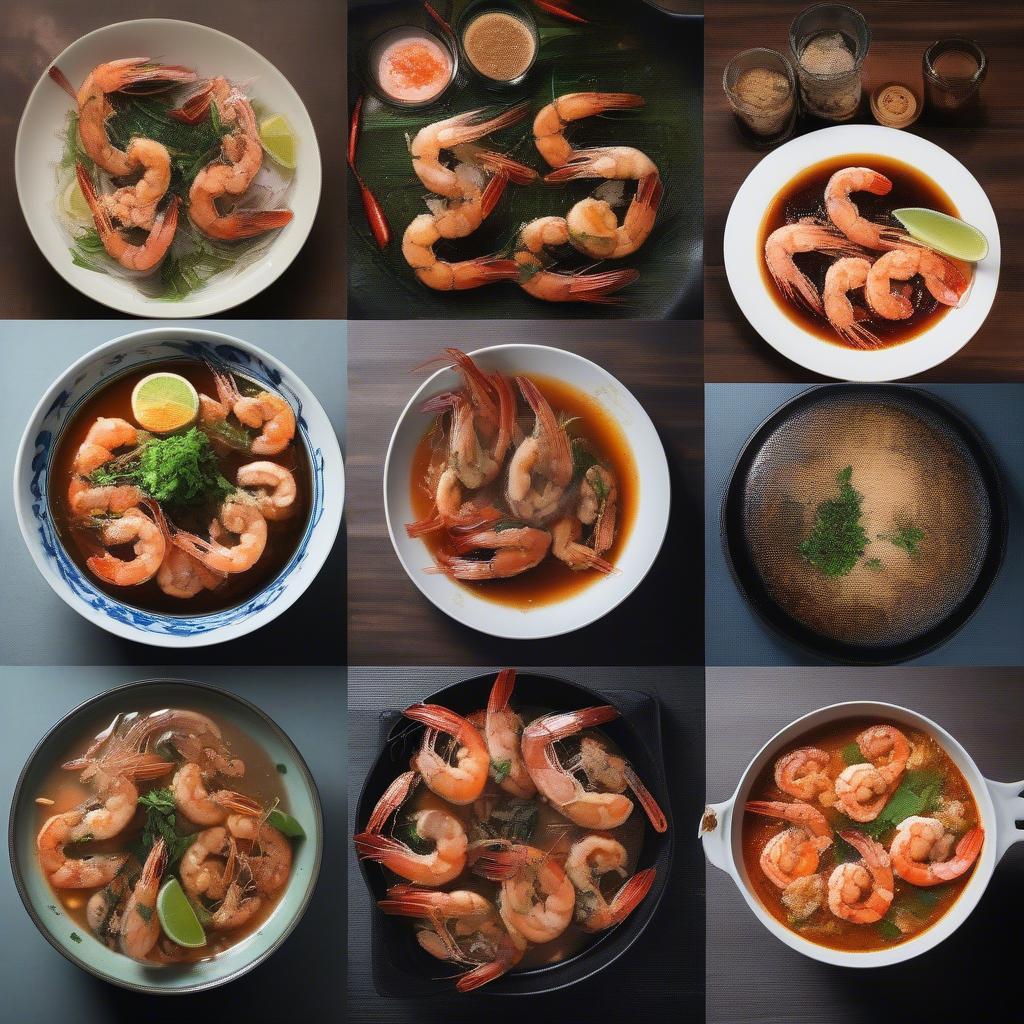 Món ngon từ tôm sắt