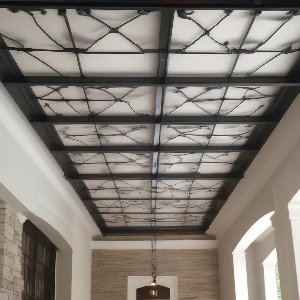 Ưu điểm giàn sắt trang trí trần
